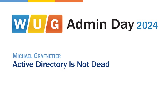 Active Directory Is Not Dead