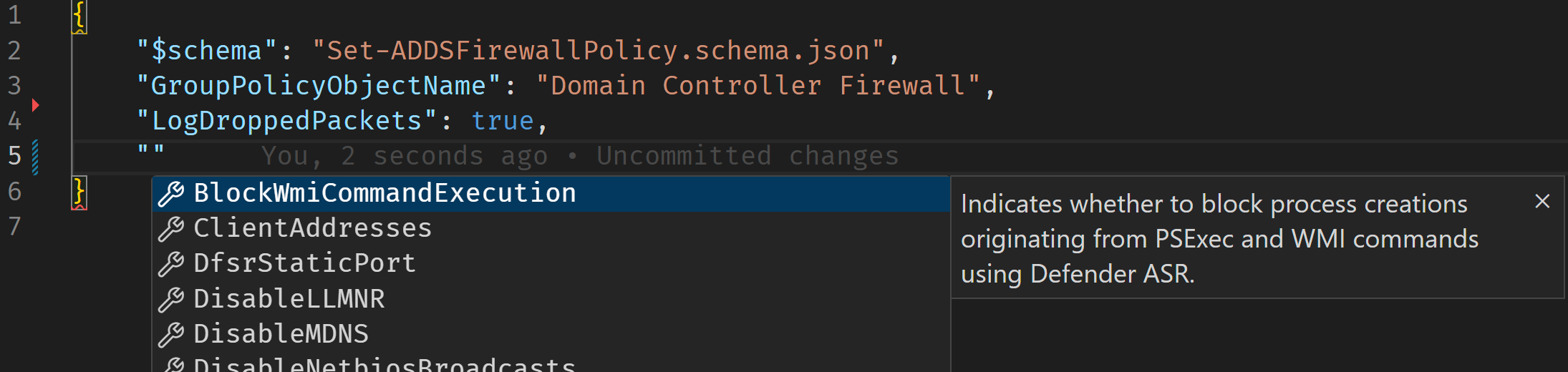 Domain Controller Firewall Tool Visual Studio Code support